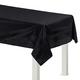 Metallic Black Fabric Tablecloth 